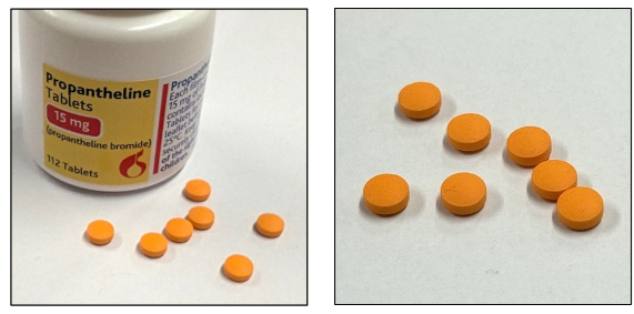 Class 4 recall Chelpnoa Propantheline Tablets 15mg