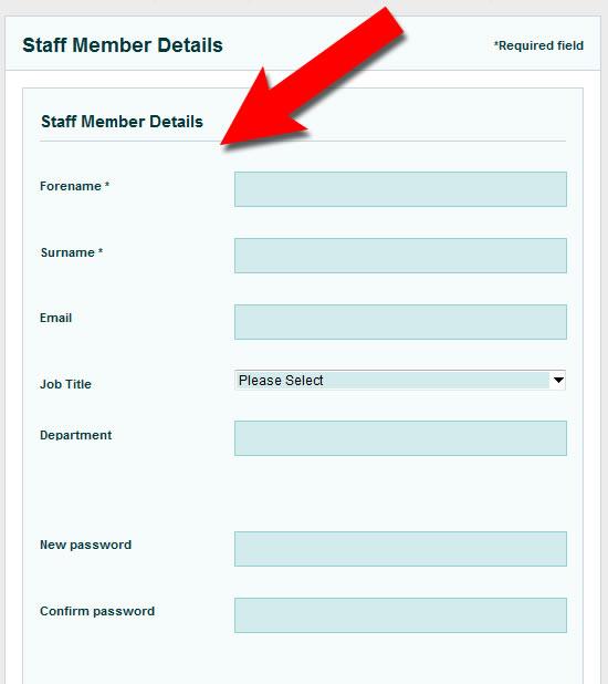 Adding New Staff S3 Adding New Staff S3